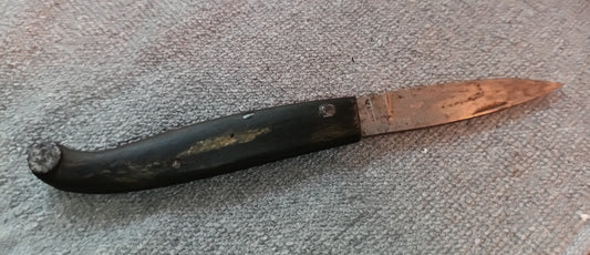 Coltello Zuava di Scarperia manico in legno vintage Italy collezione caccia 19 cm