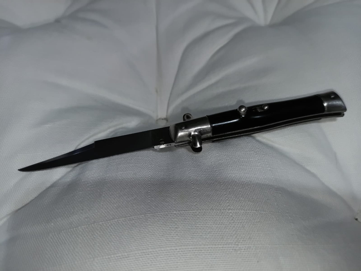 Stiletto automatico italiano anni '60 - Black handle version 18 cm