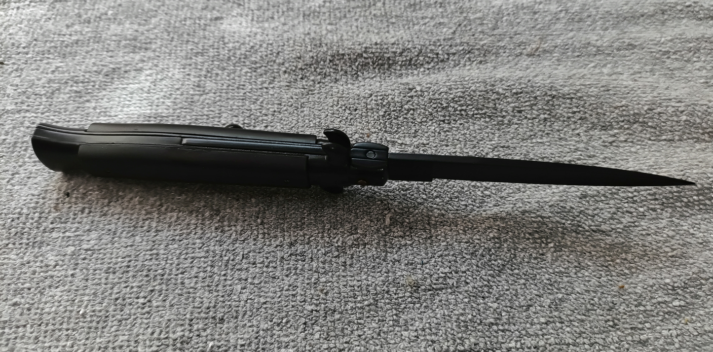 Stiletto automatico italiano - Black version 23 cm