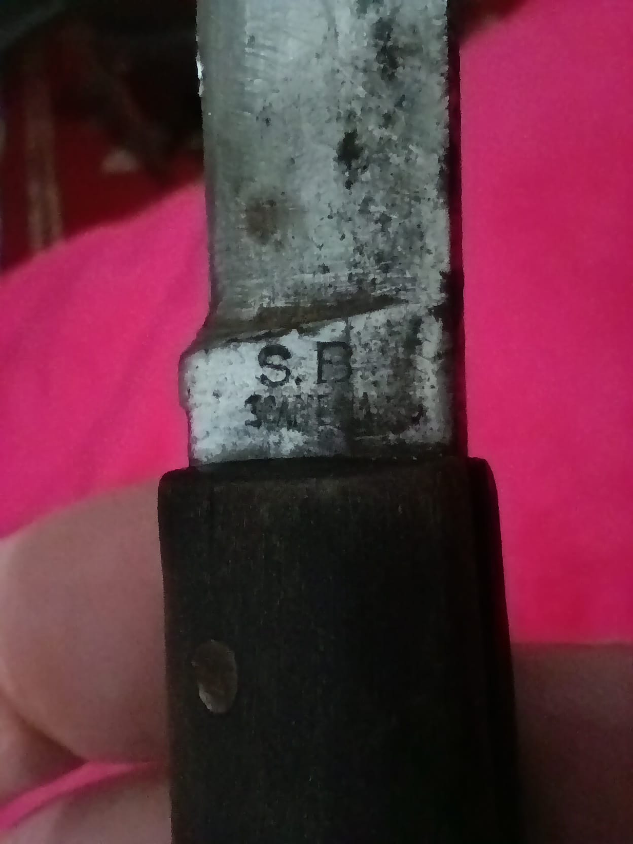Coltello da caccia manico in osso anni '50 - Zuava di Scarperia S. B.