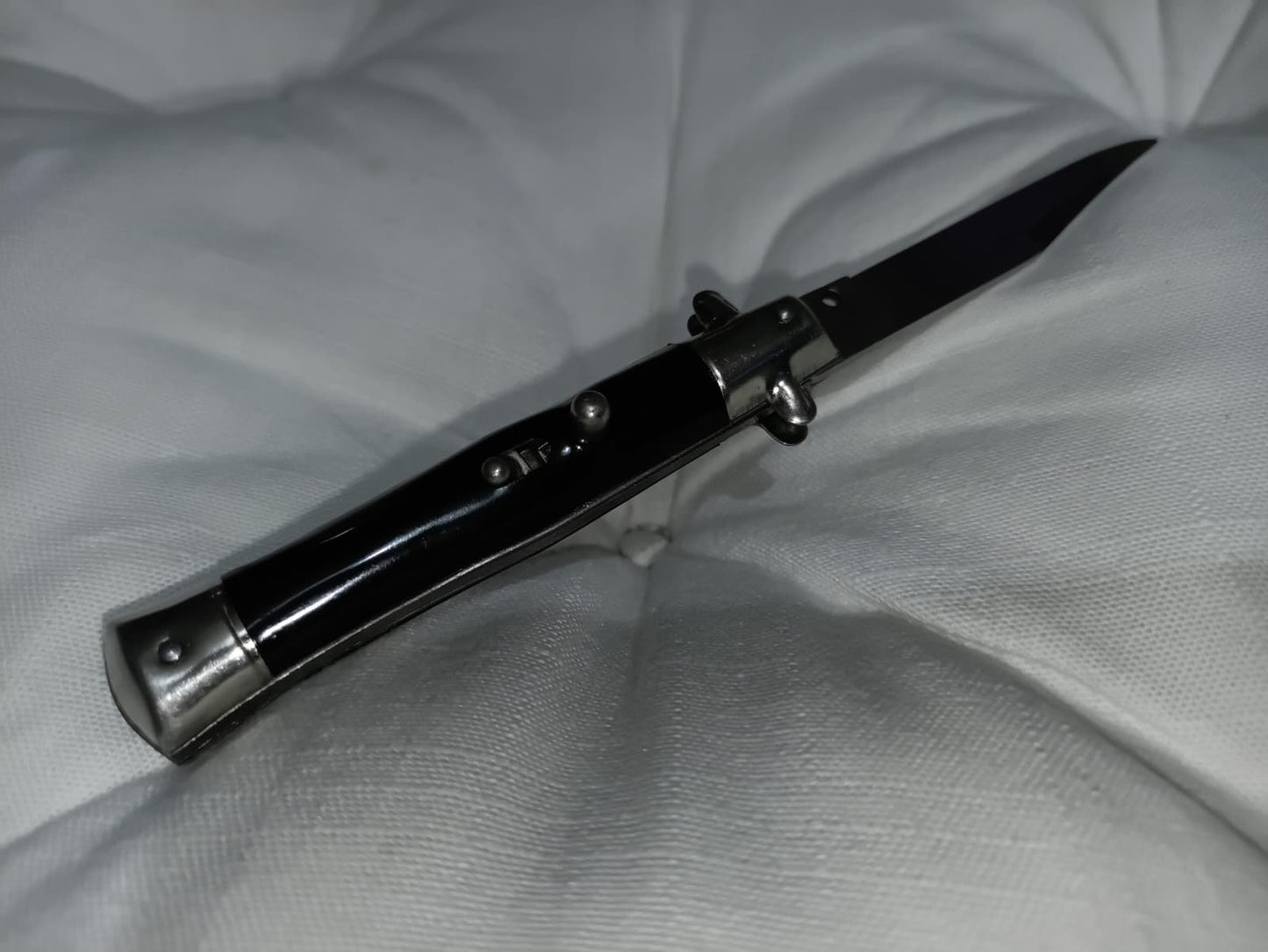 Stiletto automatico italiano anni '60 - Black handle version 18 cm