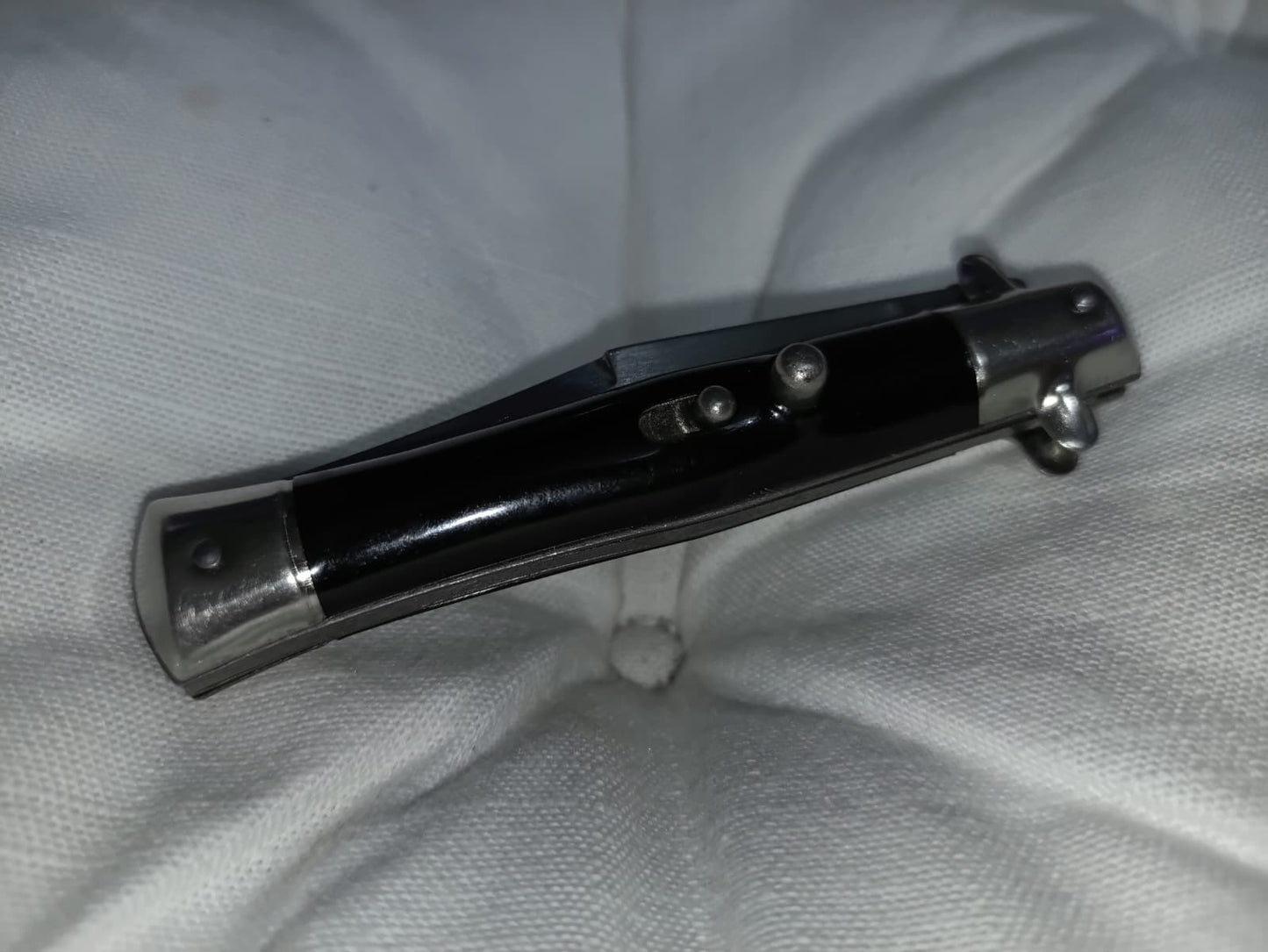 Stiletto automatico italiano anni '60 - Black handle version 18 cm