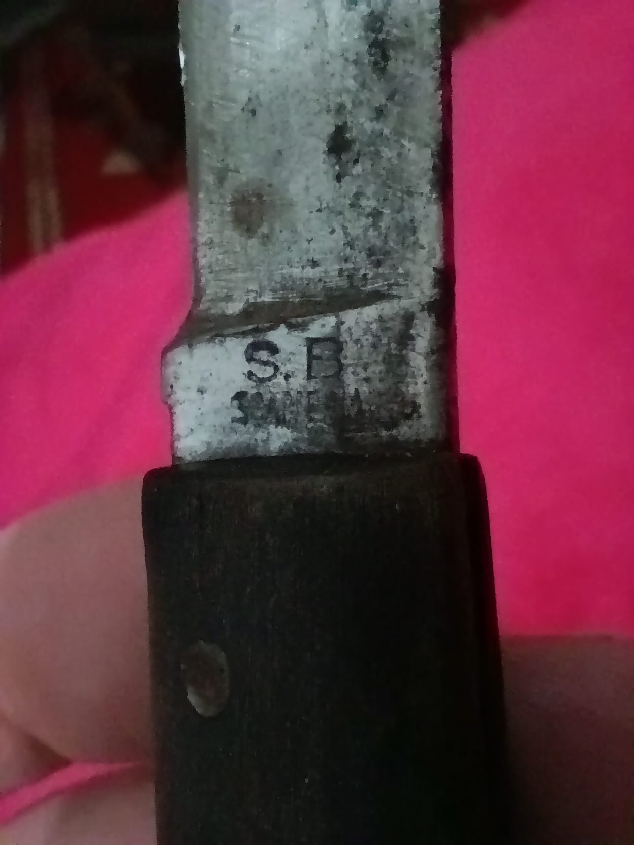 Coltello da caccia manico in osso anni '50 - Zuava di Scarperia S. B.