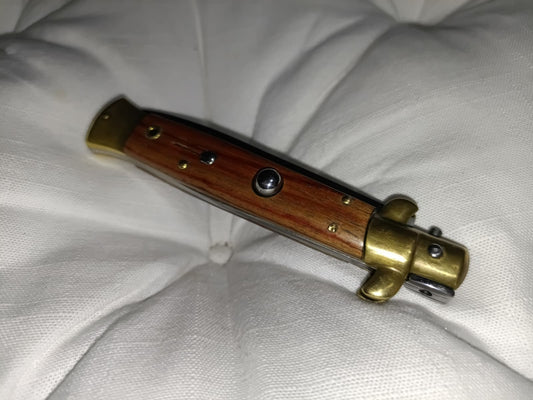Stiletto automatico italiano - Vintage Wood version 23 cm