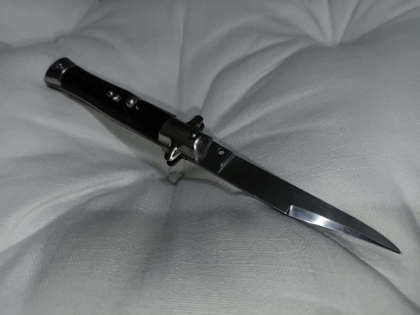 Stiletto automatico italiano anni '60 - Black handle version 18 cm