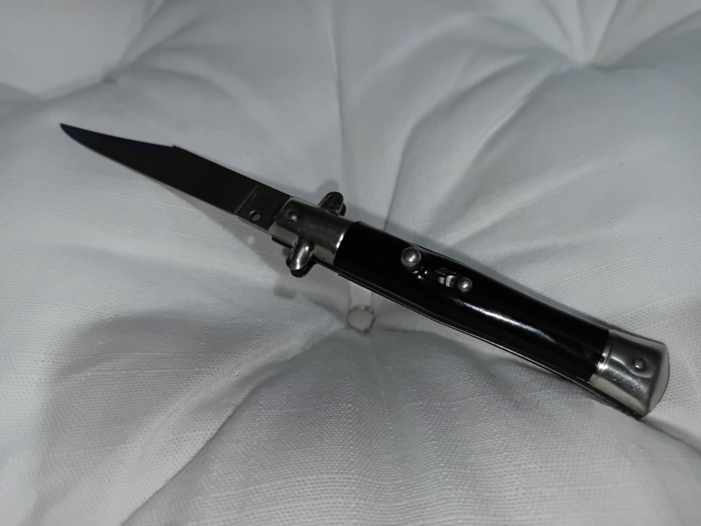 Stiletto automatico italiano anni '60 - Black handle version 18 cm
