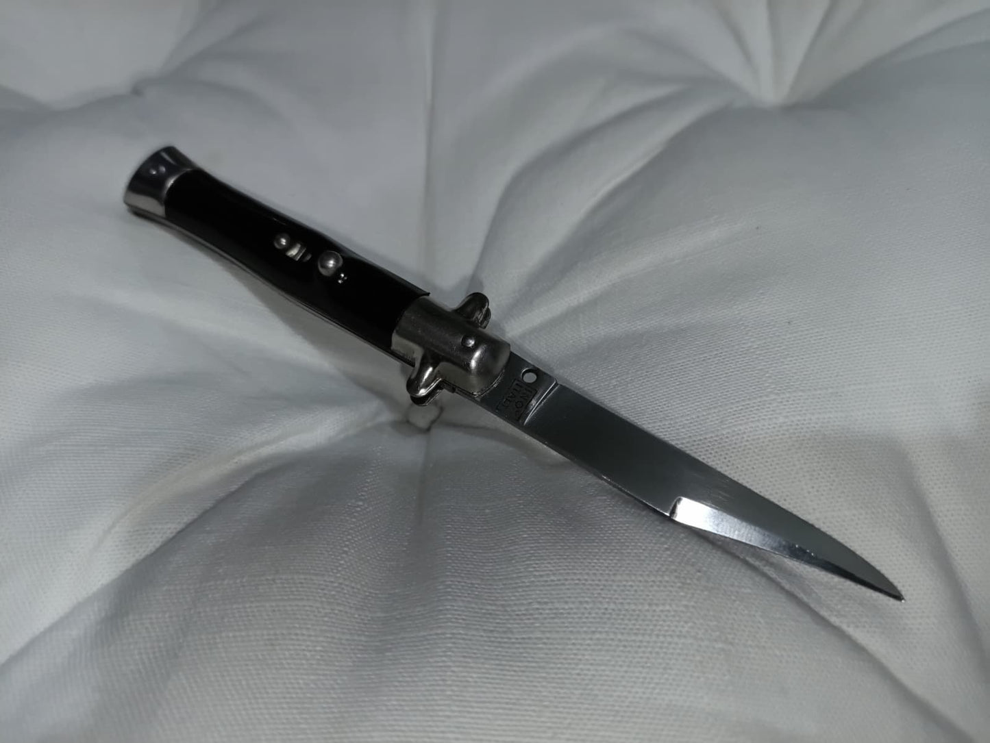Stiletto automatico italiano anni '60 - Black handle version 18 cm