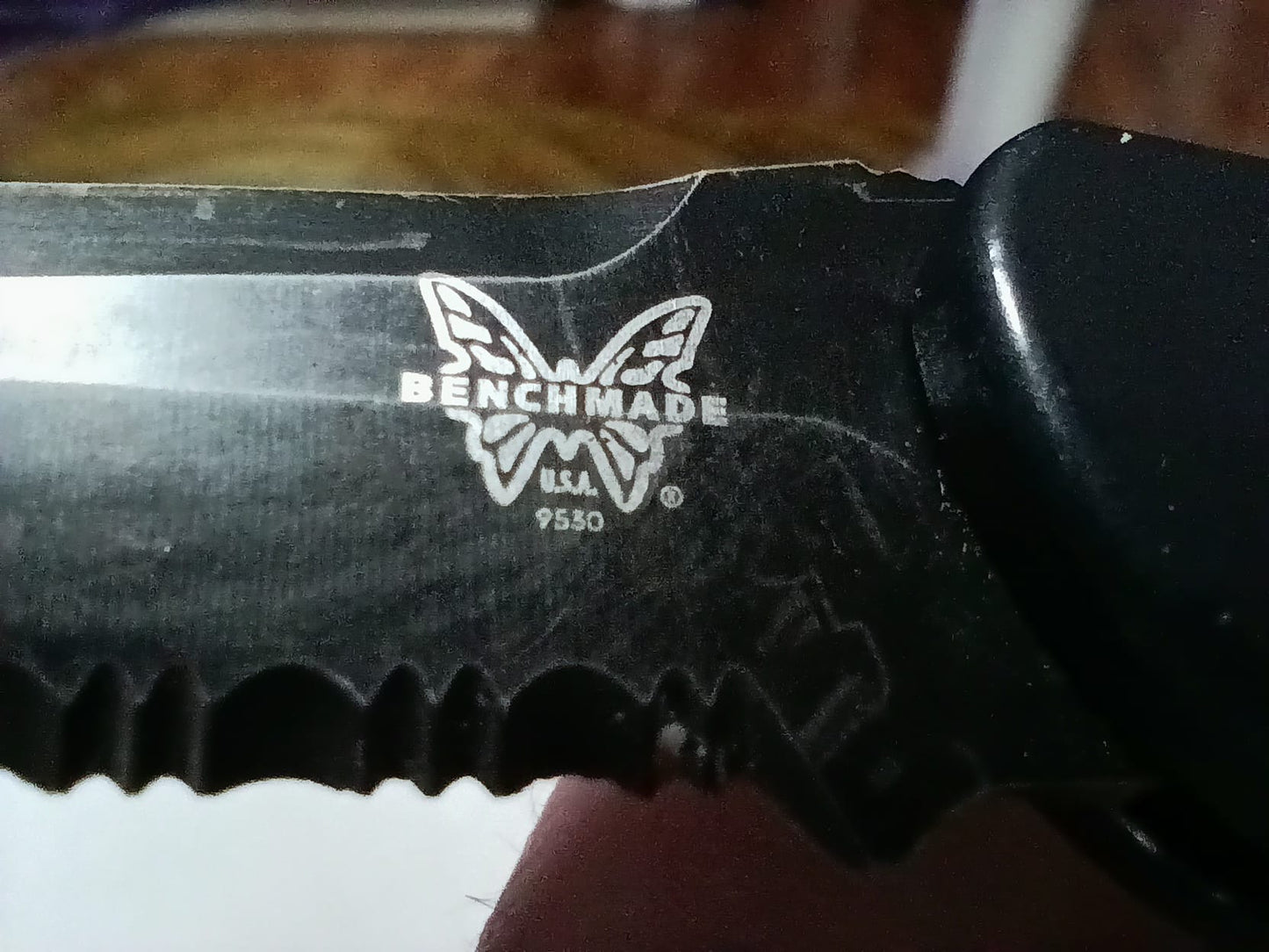 Benchmade Auto Stryker 154cm - coltello automatico - Serrated Tanto Knife 20 cm