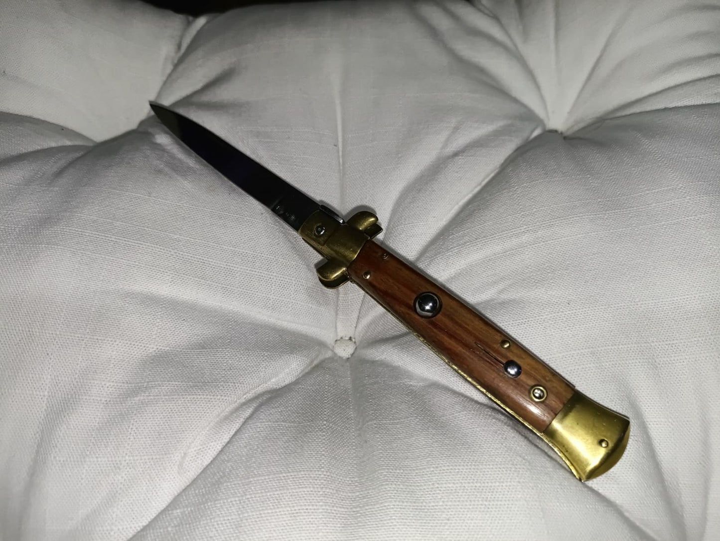 Stiletto automatico italiano - Vintage Wood version 23 cm