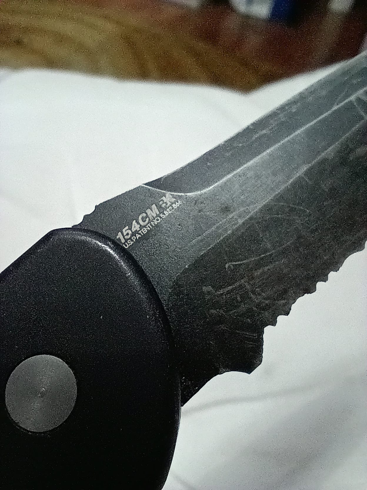Benchmade Auto Stryker 154cm - coltello automatico - Serrated Tanto Knife 20 cm
