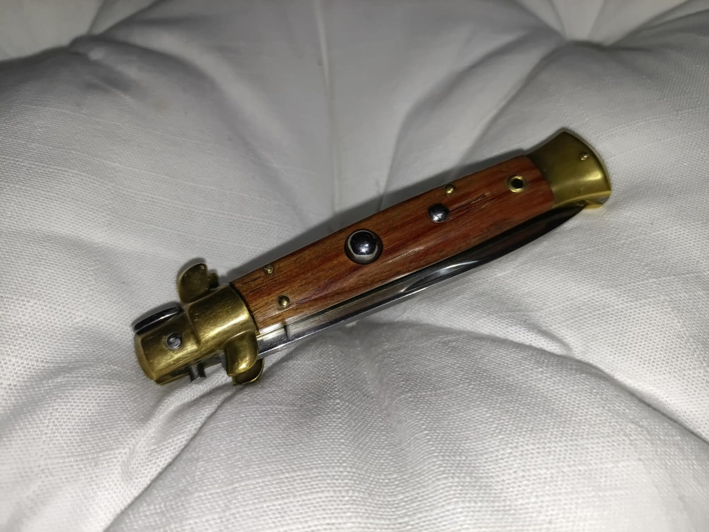 Stiletto automatico italiano - Vintage Wood version 23 cm