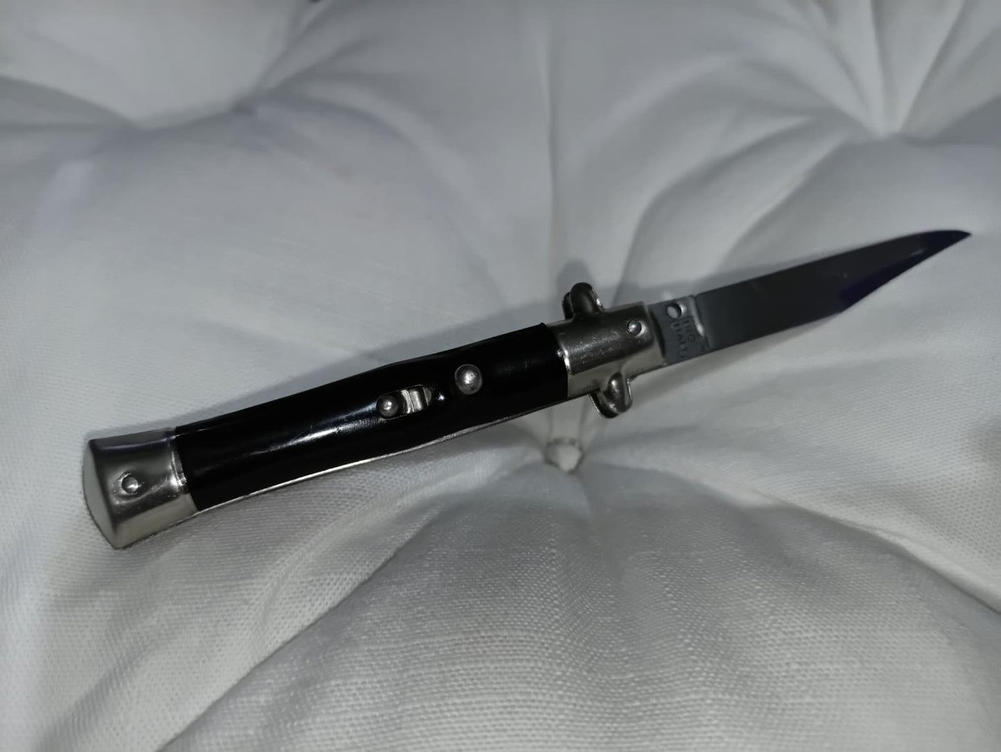 Stiletto automatico italiano anni '60 - Black handle version 18 cm