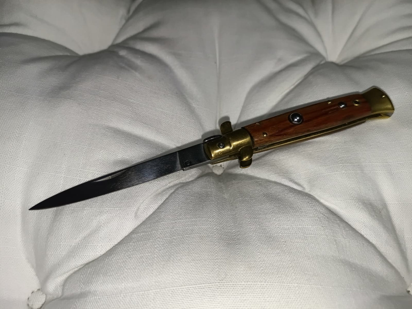 Stiletto automatico italiano - Vintage Wood version 23 cm