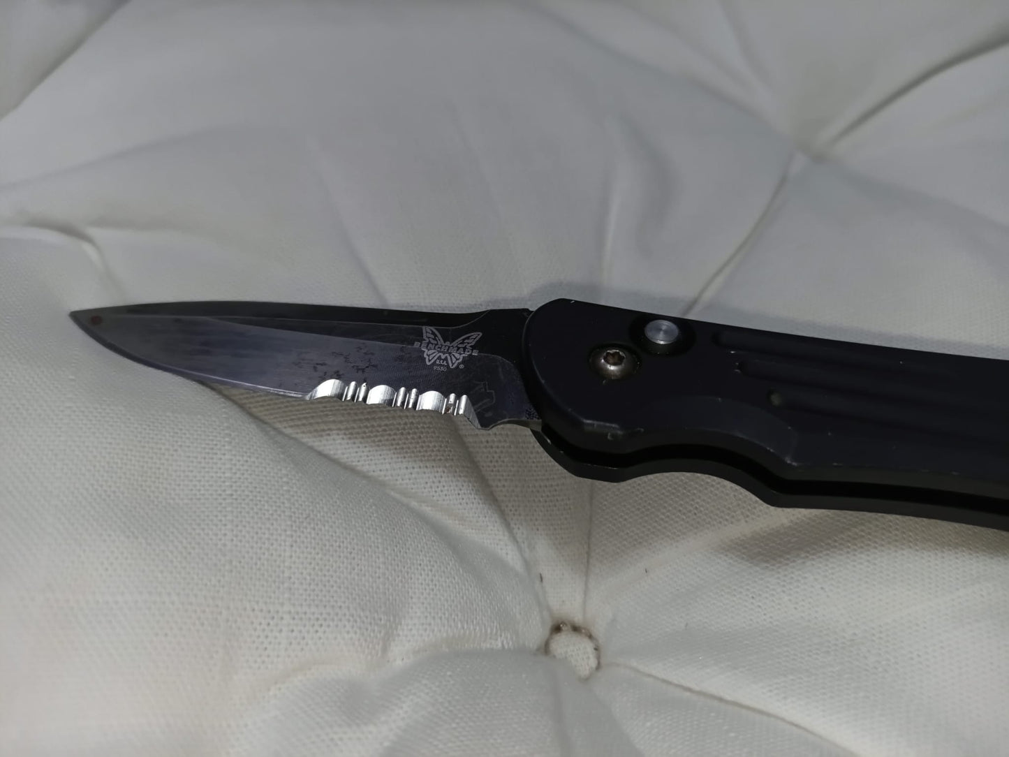 Benchmade Auto Stryker 154cm - coltello automatico - Serrated Tanto Knife 20 cm