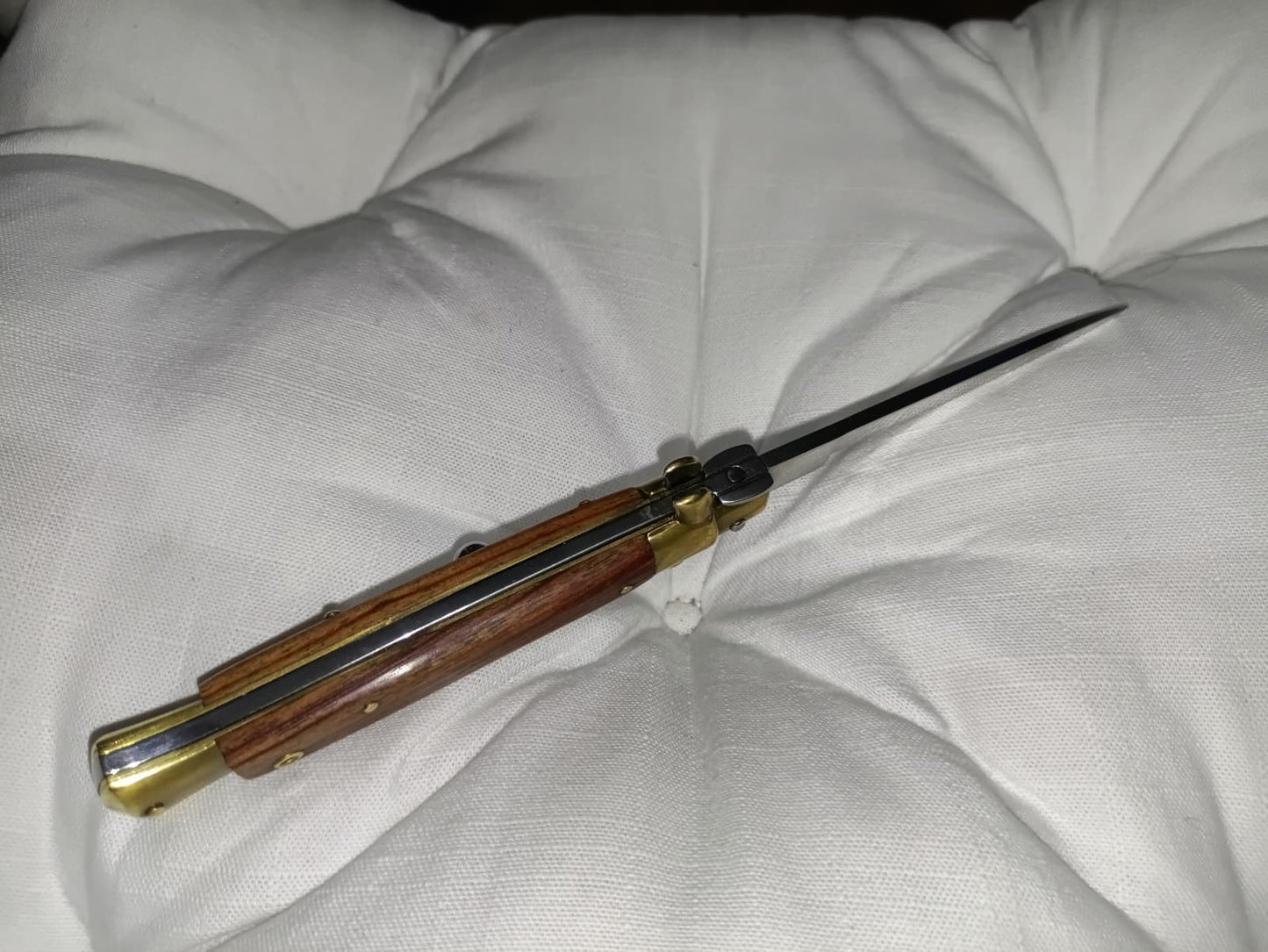Stiletto automatico italiano - Vintage Wood version 23 cm