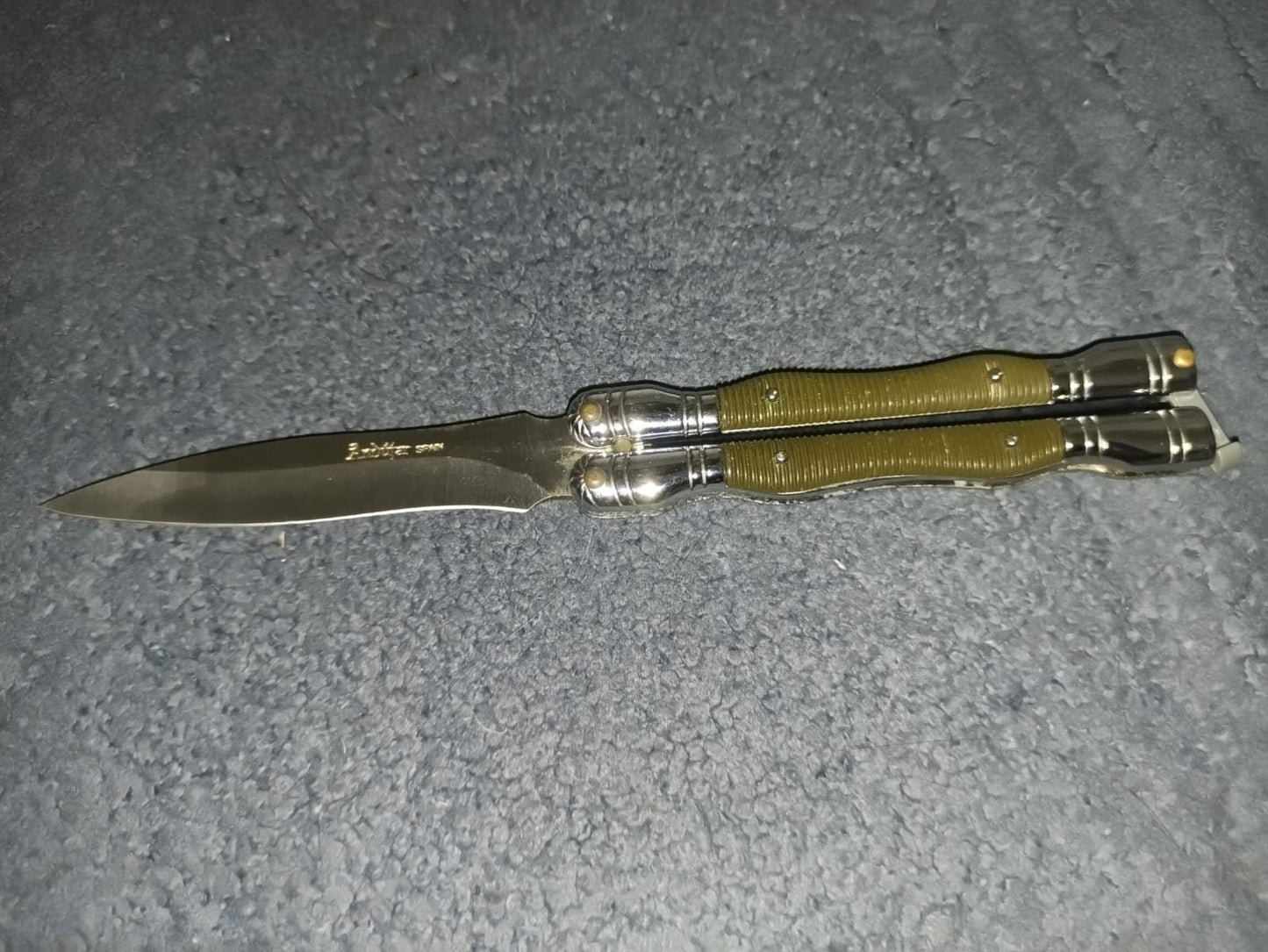Coltello Andujar Spain Balisong Butterfly Farfalla vintage originale