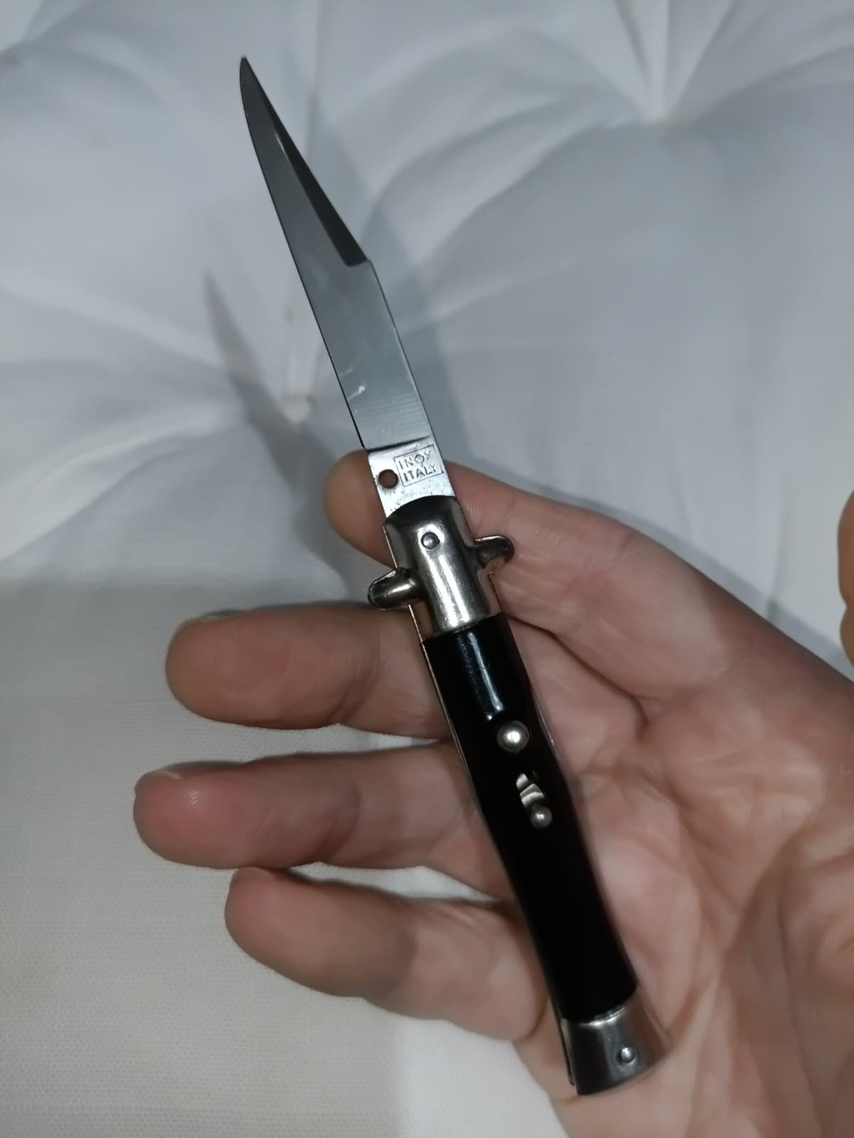 Stiletto automatico italiano anni '60 - Black handle version 18 cm