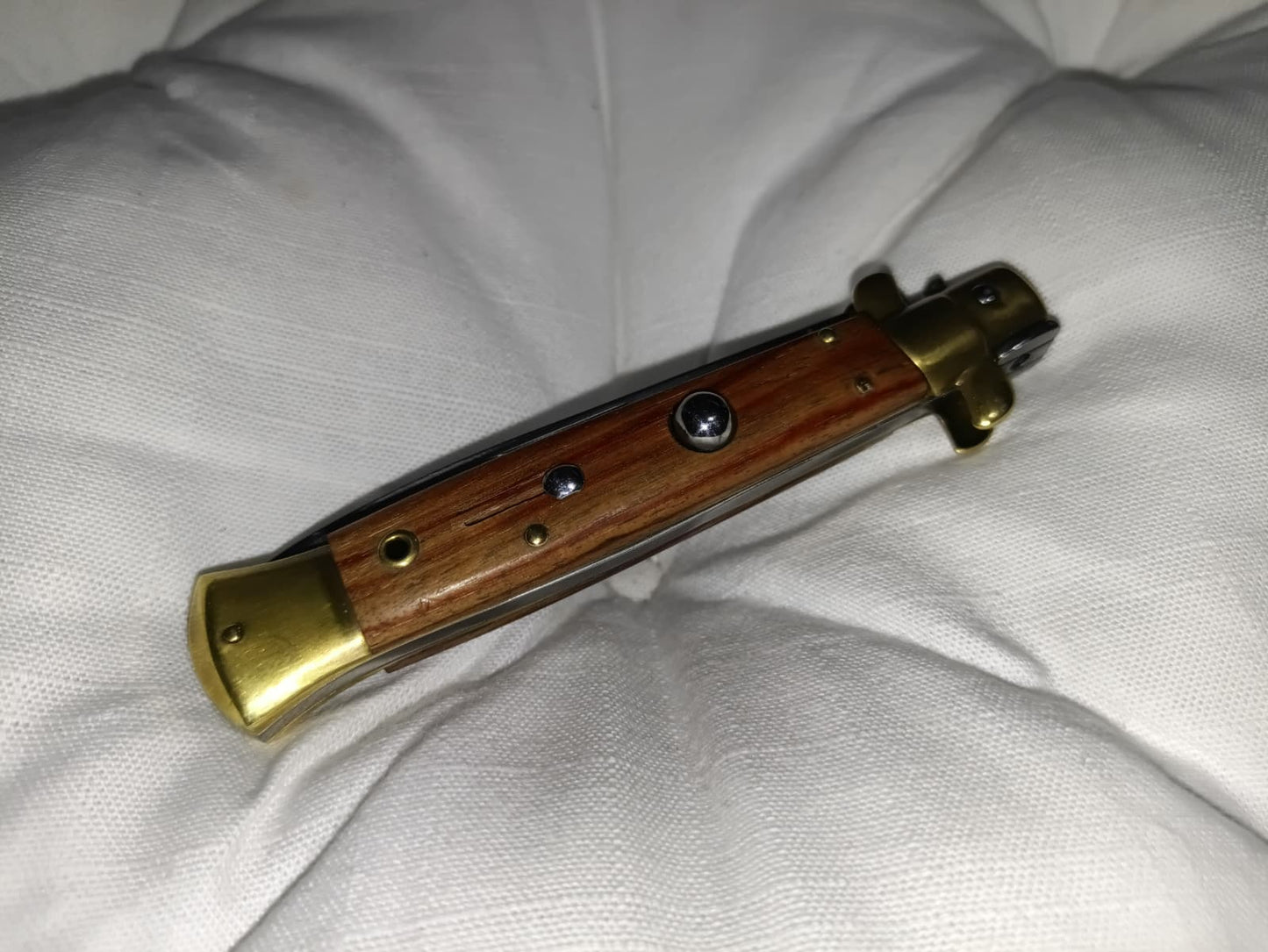 Stiletto automatico italiano - Vintage Wood version 23 cm
