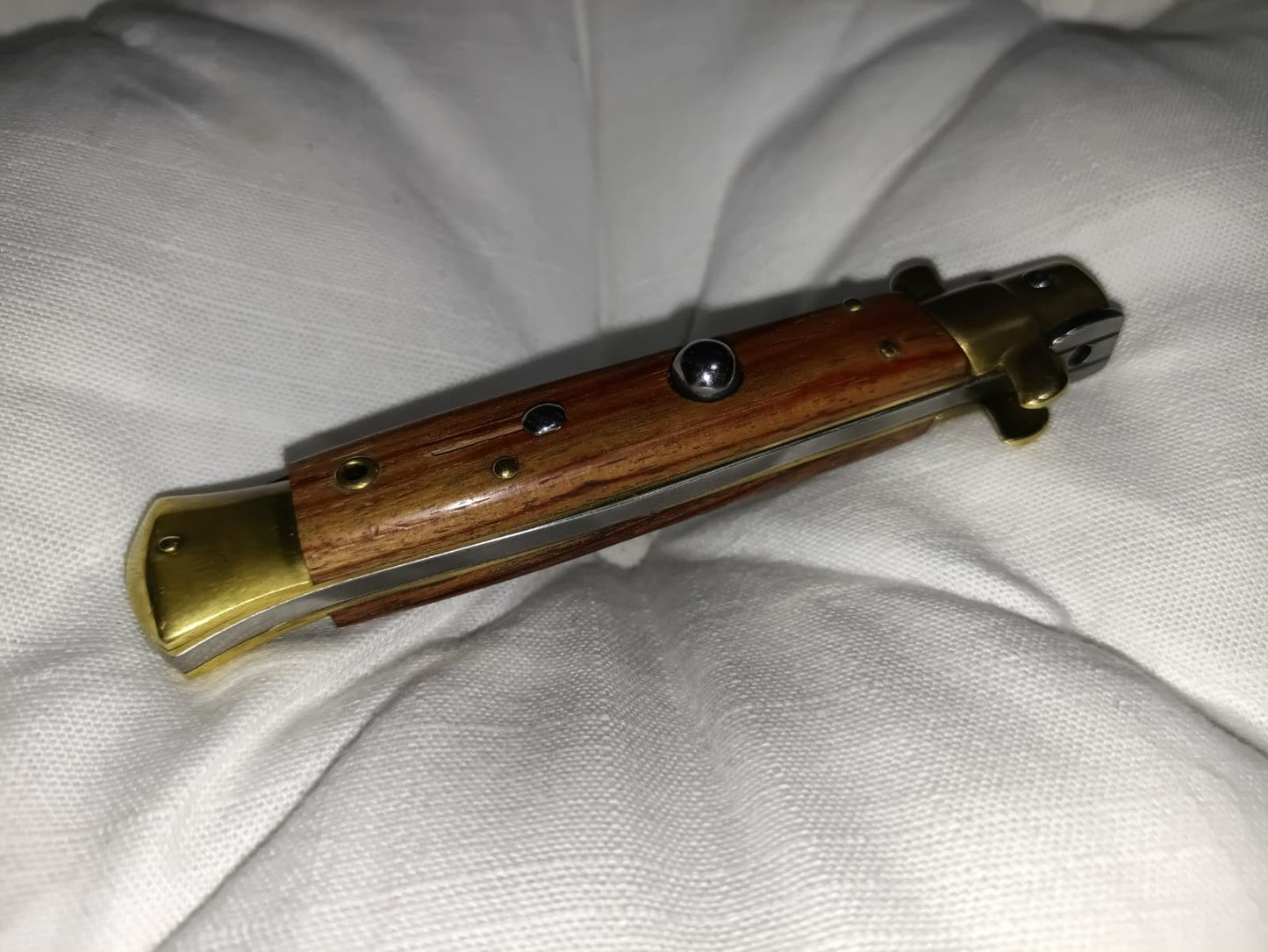 Stiletto automatico italiano - Vintage Wood version 23 cm