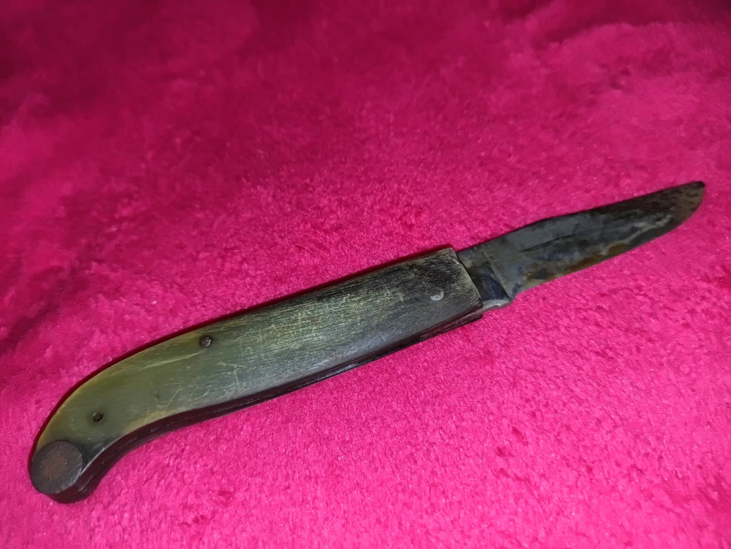 Coltello da caccia manico in osso anni '50 - Zuava di Scarperia S. B.
