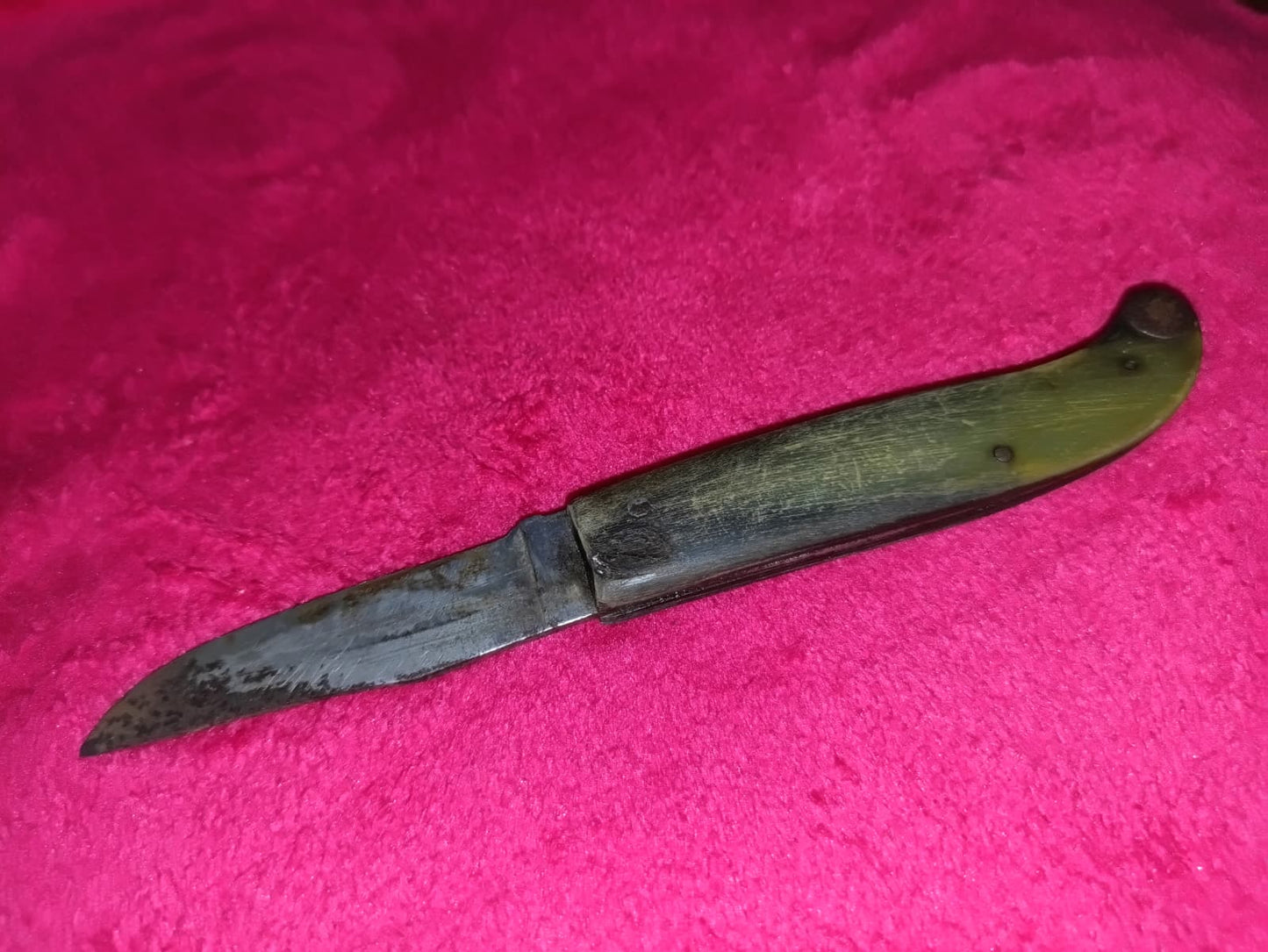 Coltello da caccia manico in osso anni '50 - Zuava di Scarperia S. B.