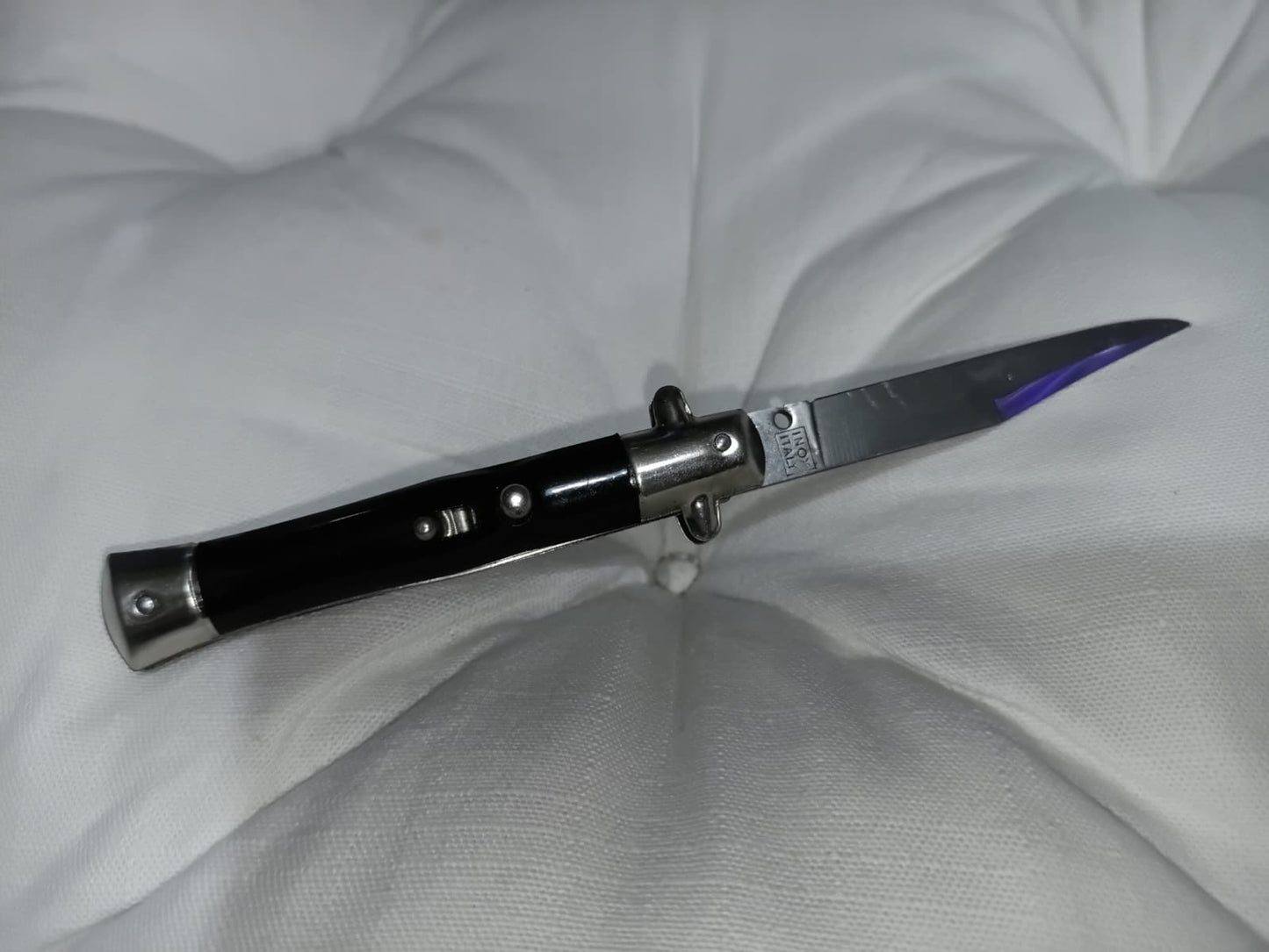 Stiletto automatico italiano anni '60 - Black handle version 18 cm