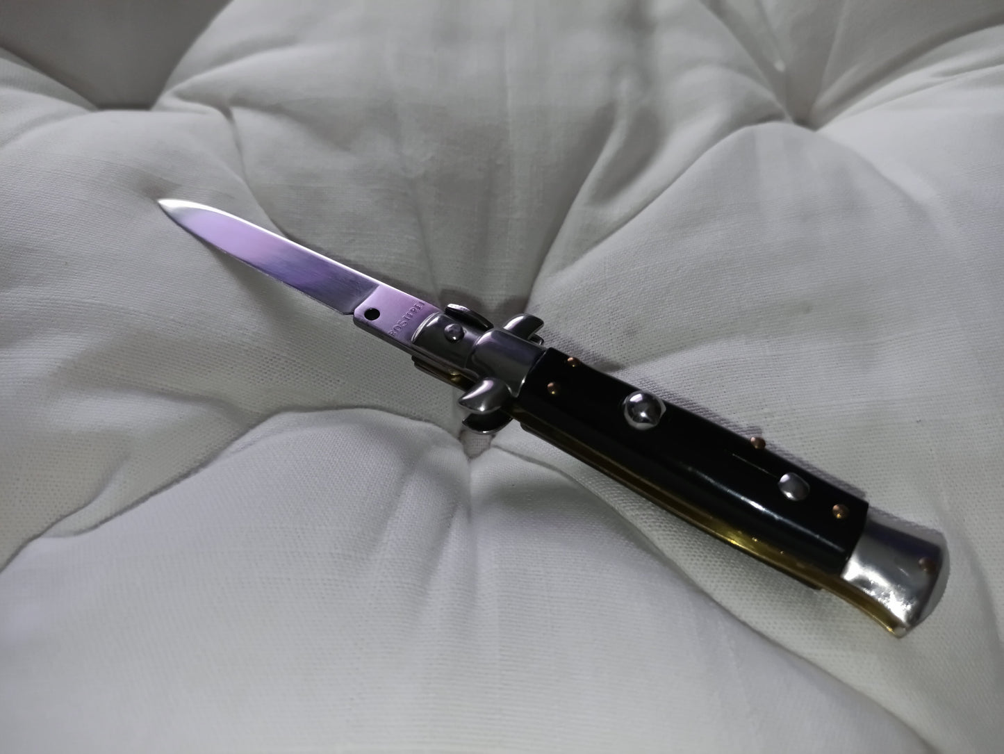 Stiletto automatico italiano - Black version 17,5 cm