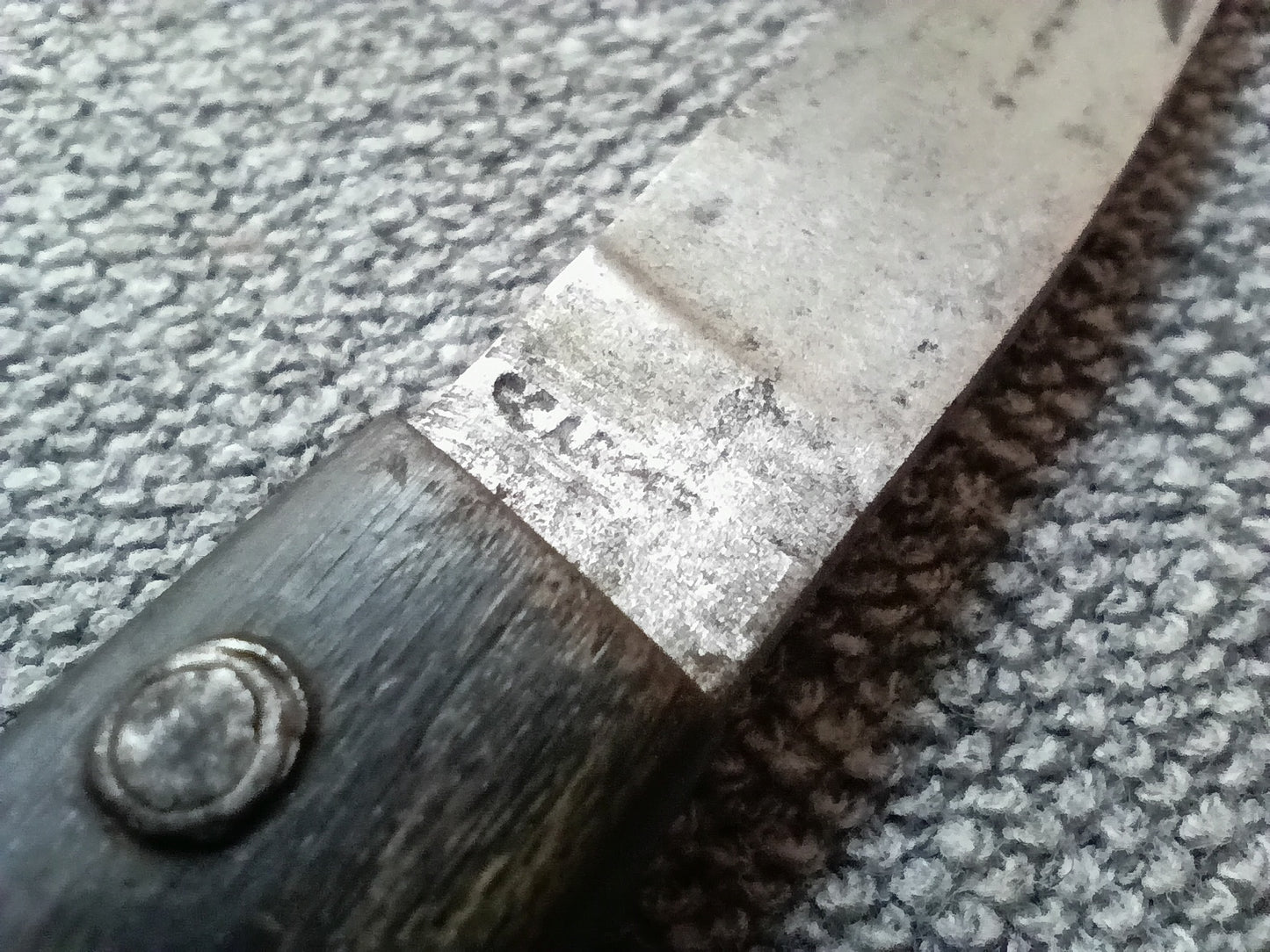 Coltello Zuava di Scarperia manico in legno vintage Italy collezione caccia 19 cm