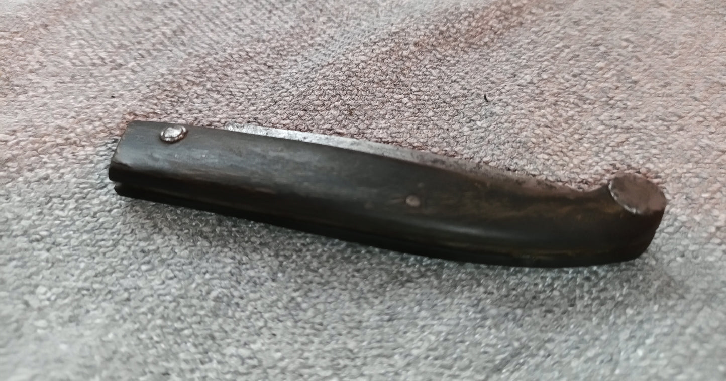 Coltello Zuava di Scarperia manico in legno vintage Italy collezione caccia 19 cm