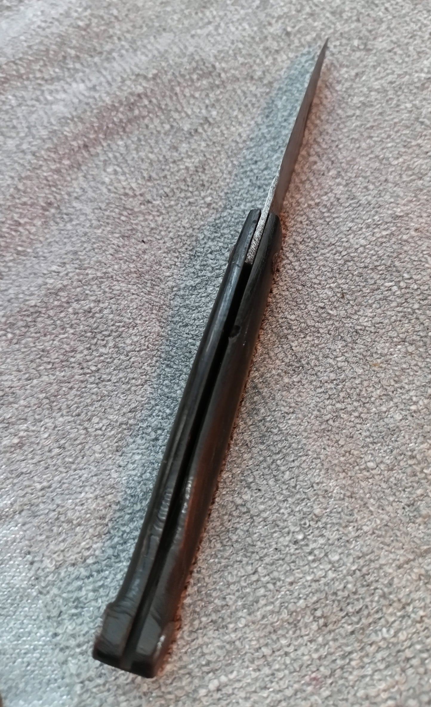Coltello Zuava di Scarperia manico in legno vintage Italy collezione caccia 19 cm