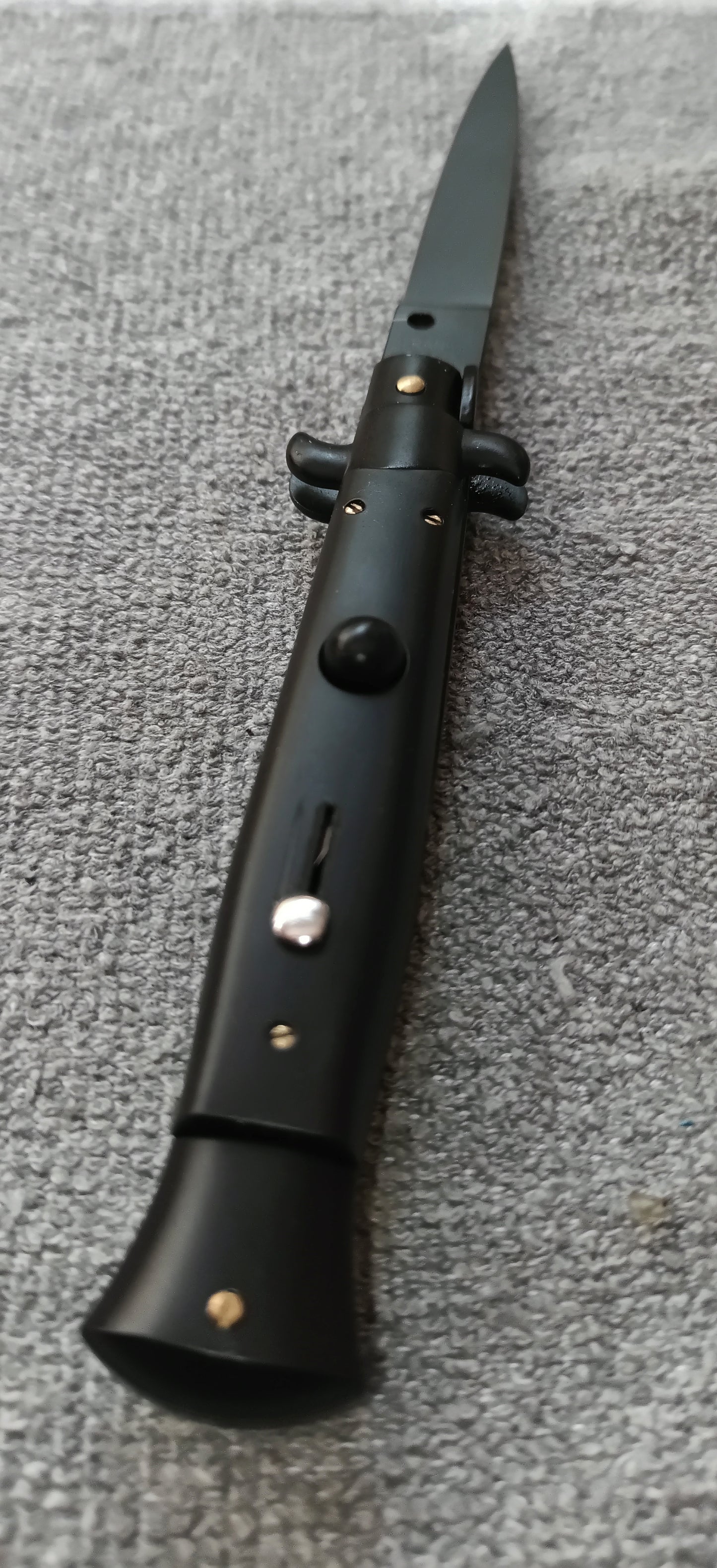 Stiletto automatico italiano - Black version 23 cm