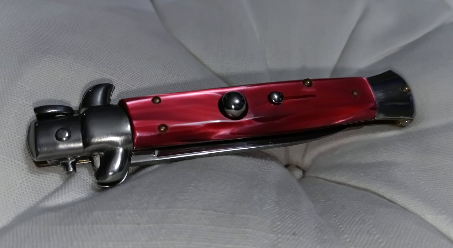 Stiletto automatico italiano - Red version 21 cm D.E.S.