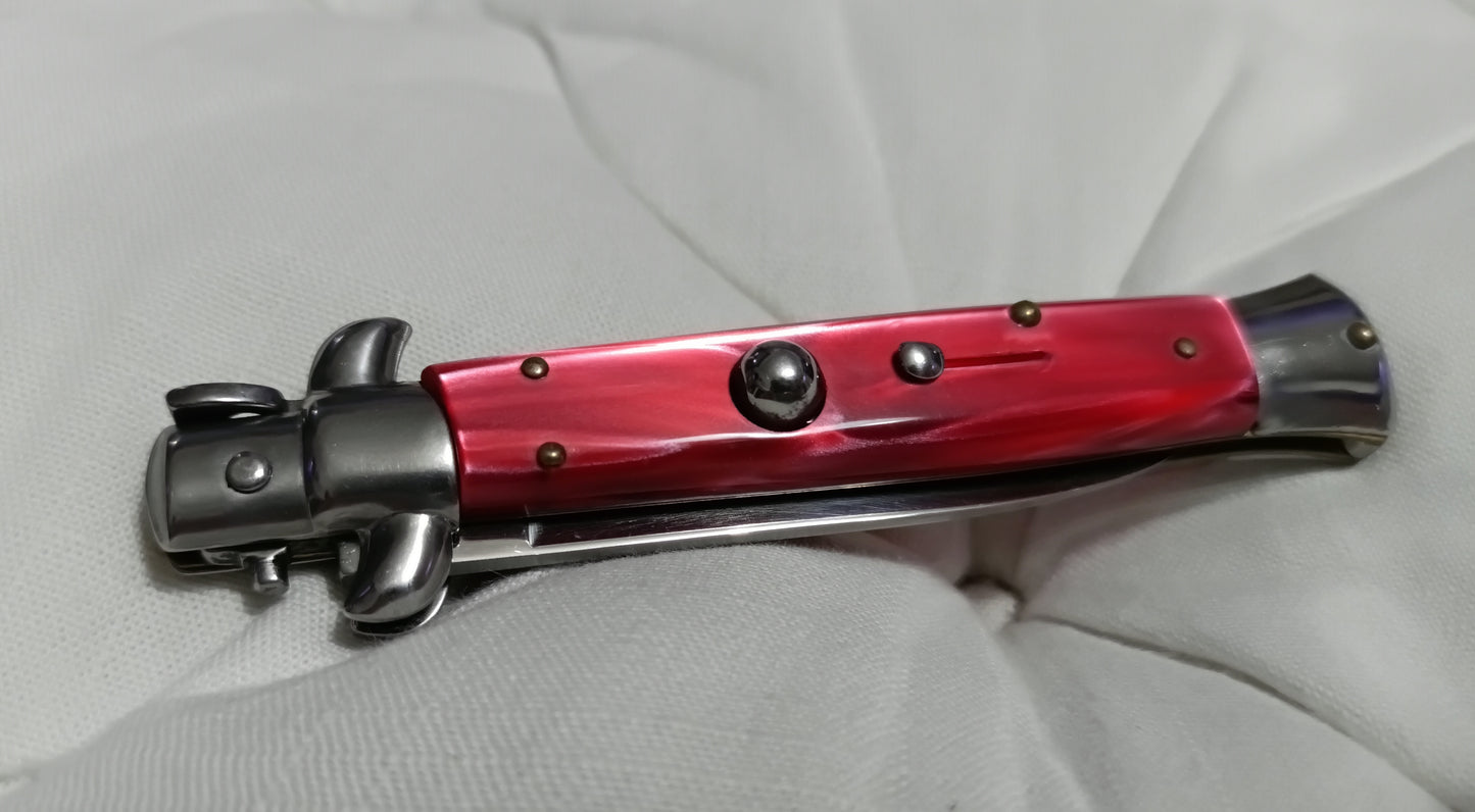 Stiletto automatico italiano - Red version 21 cm D.E.S.