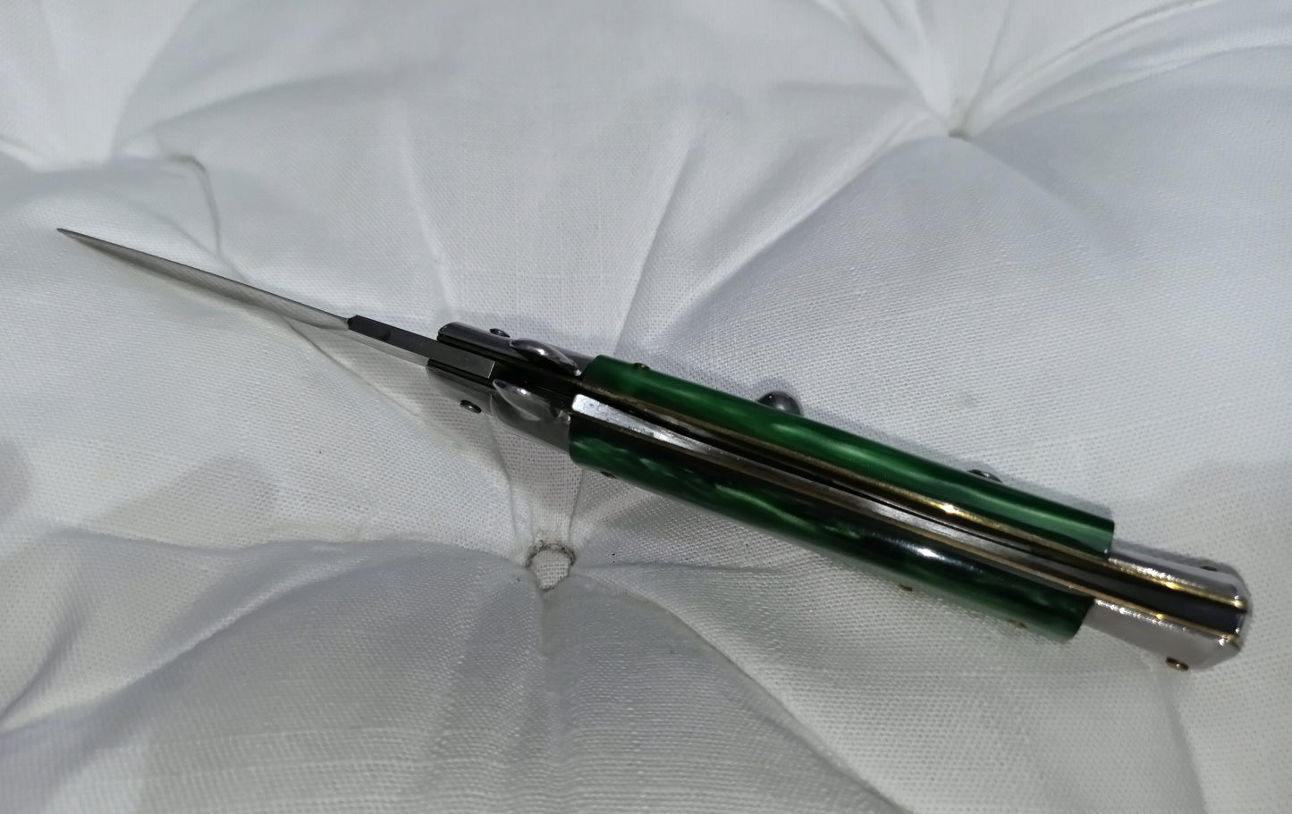 Stiletto automatico italiano - Green version 21 cm