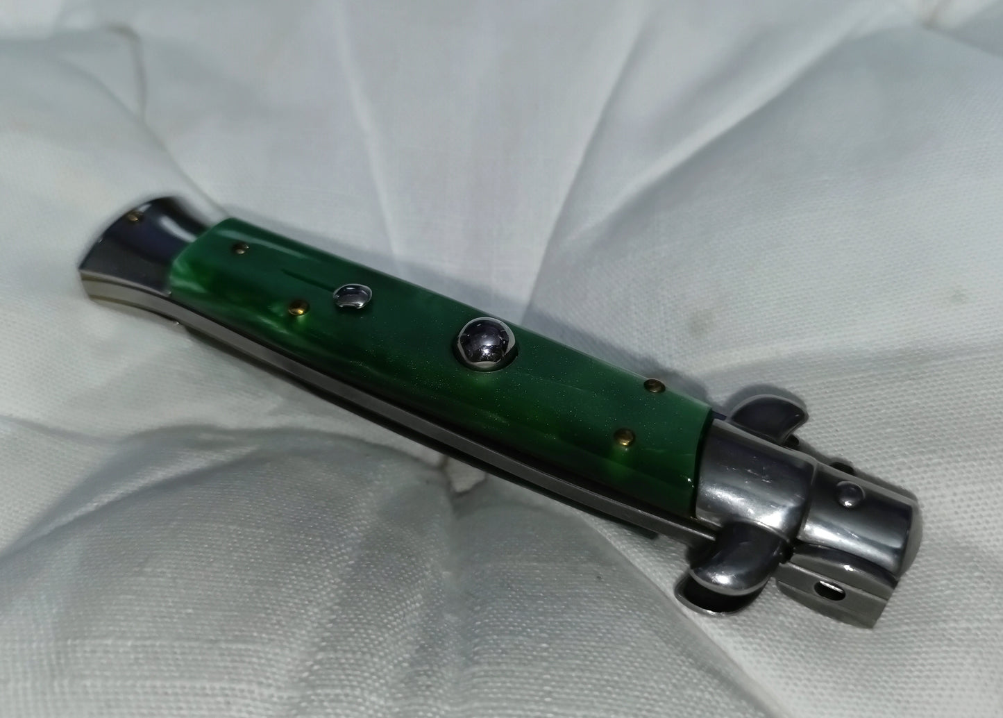 Stiletto automatico italiano - Green version 21 cm