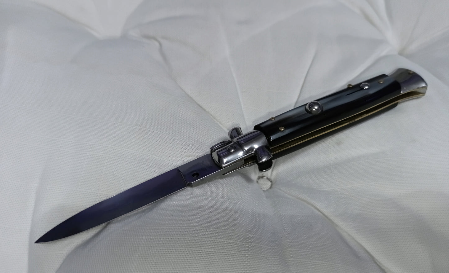 Stiletto automatico italiano - Black Grey handle version 21 cm (ricondizionato)