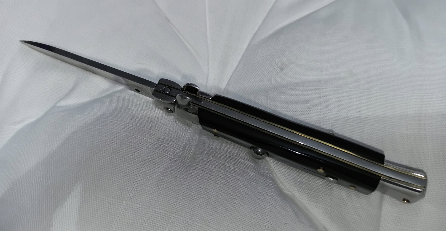 Stiletto automatico italiano - Black Grey handle version 21 cm (ricondizionato)