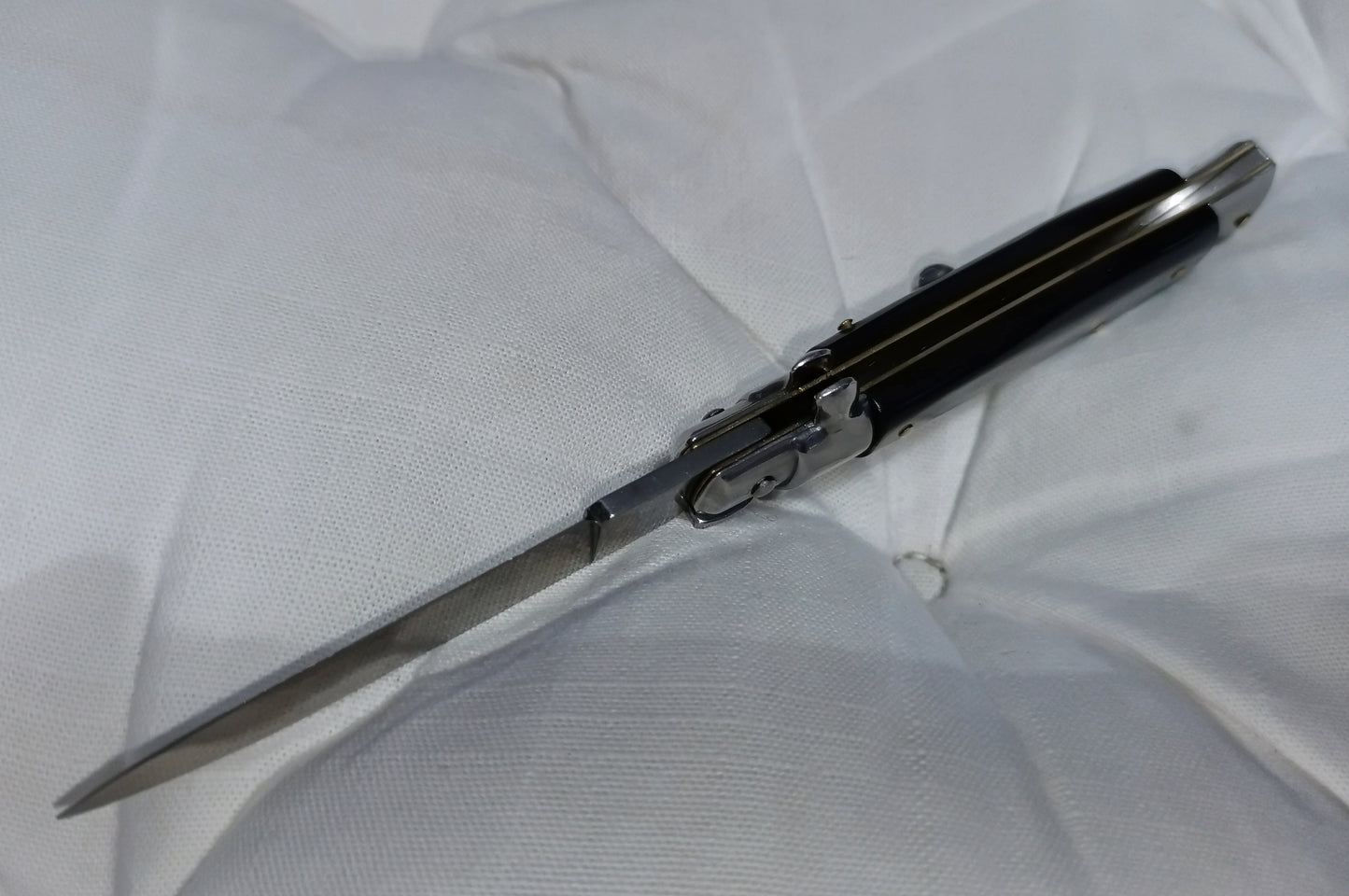 Stiletto automatico italiano - Black Grey handle version 21 cm (ricondizionato)
