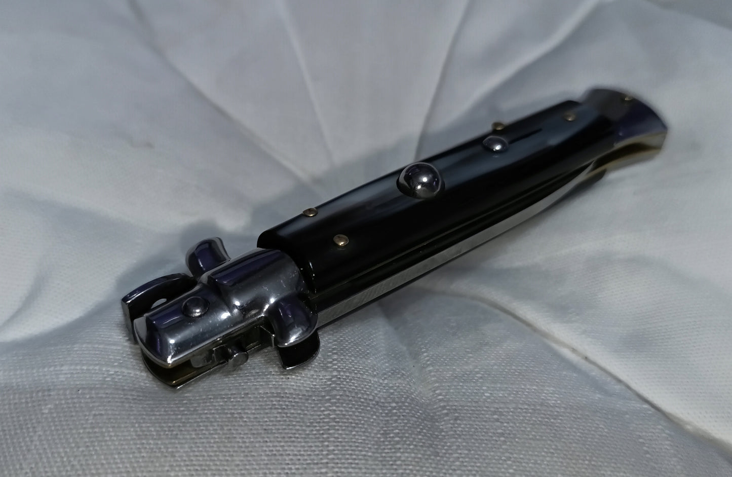Stiletto automatico italiano - Black Grey handle version 21 cm (ricondizionato)