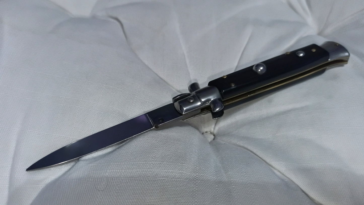 Stiletto automatico italiano - Black handle version 21 cm (ricondizionato)