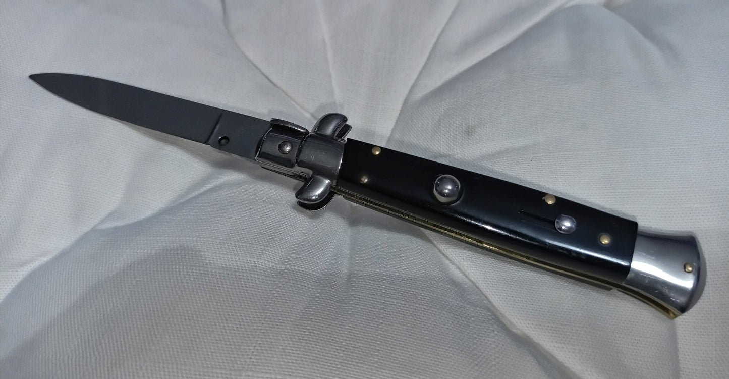 Stiletto automatico italiano - Black handle version 21 cm (ricondizionato)