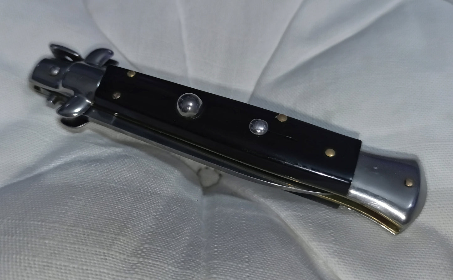 Stiletto automatico italiano - Black handle version 21 cm (ricondizionato)