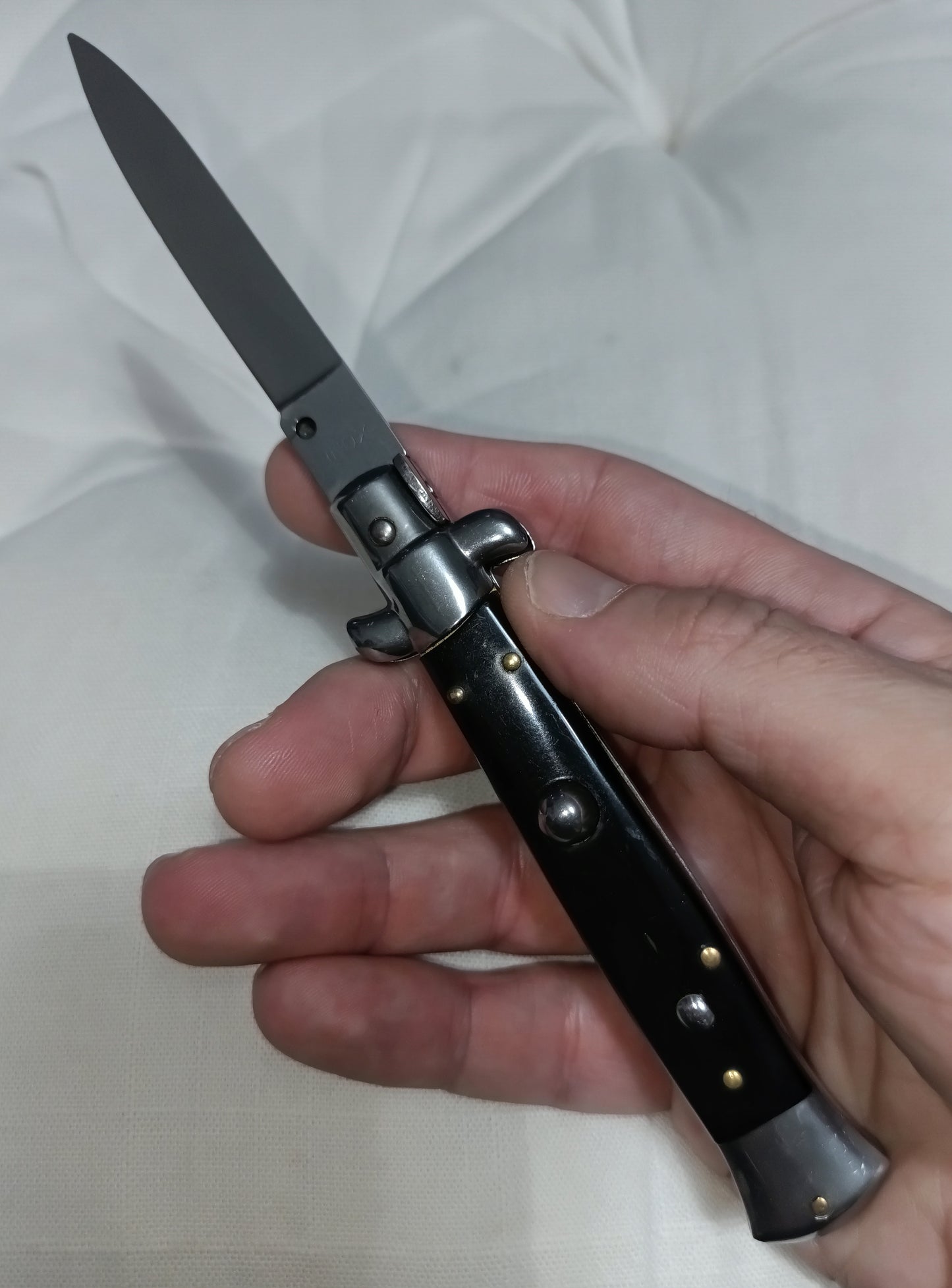 Stiletto automatico italiano - Black handle version 21 cm (ricondizionato)