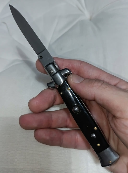 Stiletto automatico italiano - Black handle version 21 cm (ricondizionato)