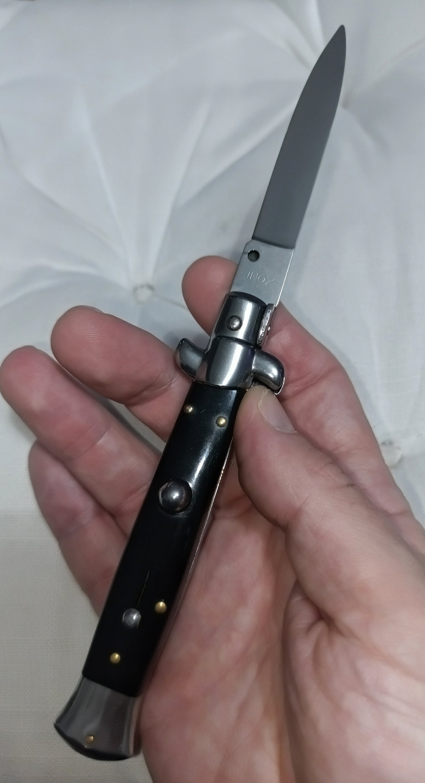 Stiletto automatico italiano - Black handle version 21 cm (ricondizionato)