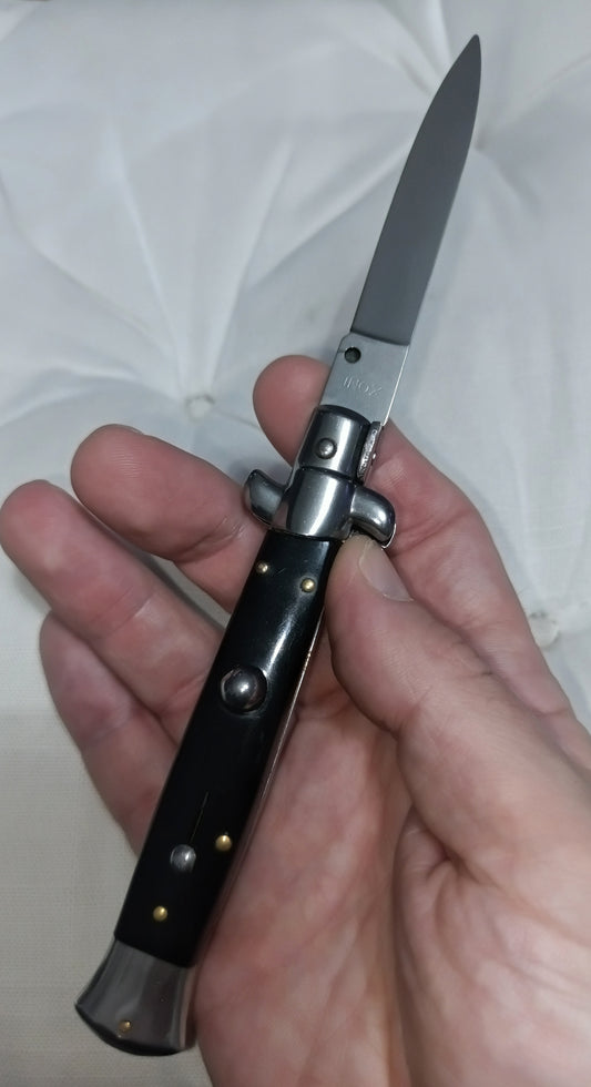 Stiletto automatico italiano - Black handle version 21 cm (ricondizionato)