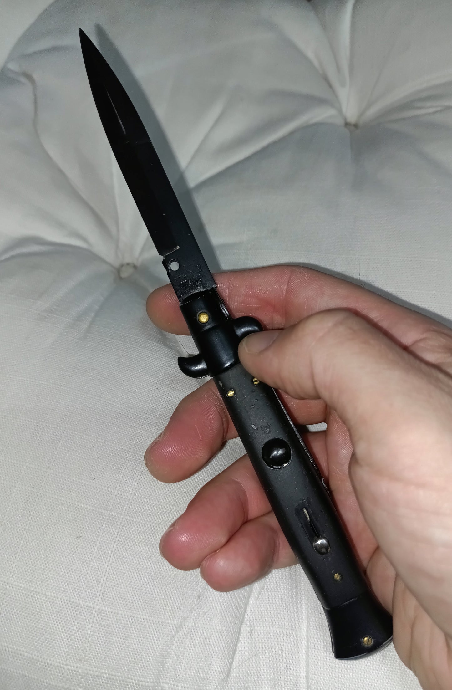 Stiletto automatico italiano - Black version baionetta 23 cm