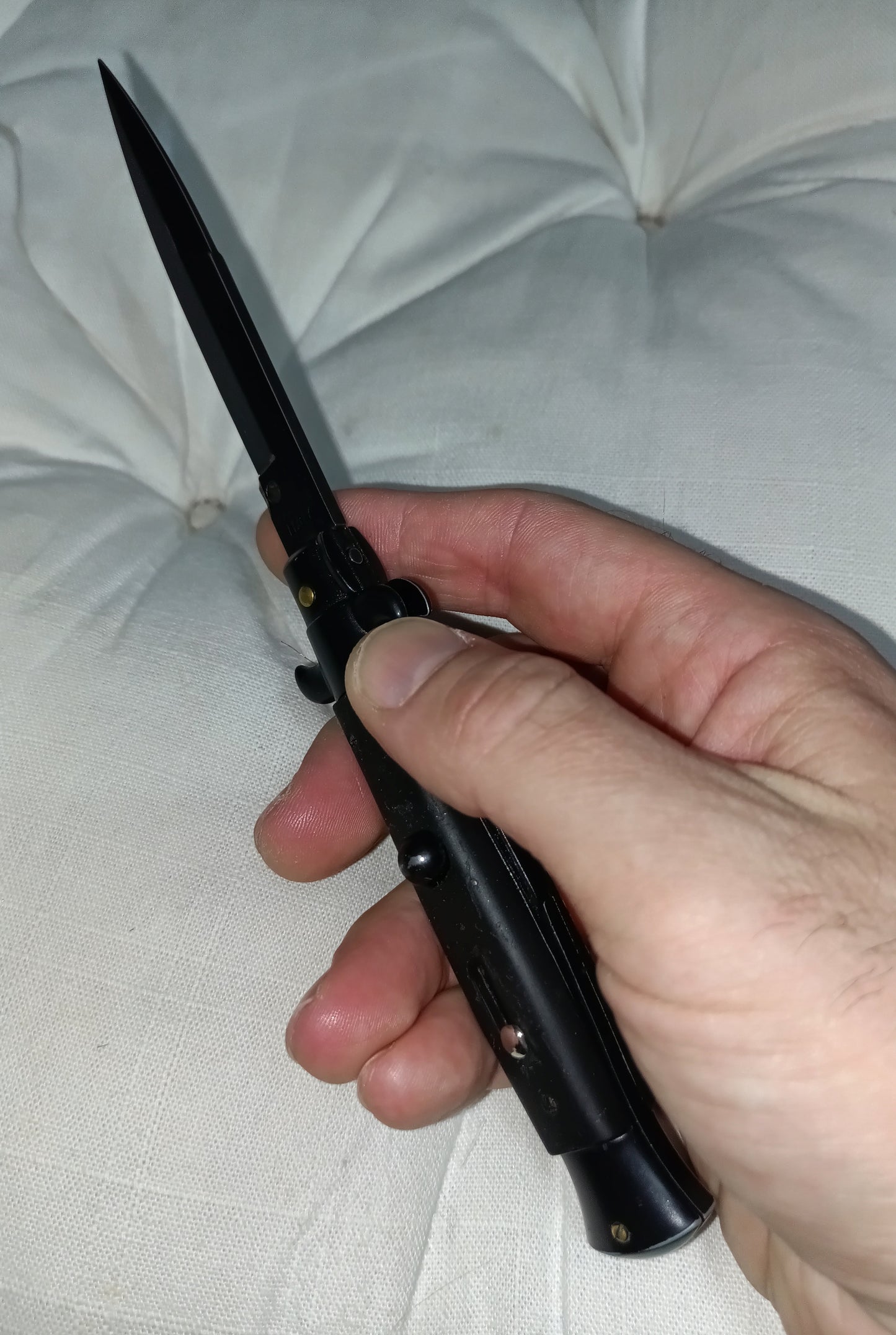 Stiletto automatico italiano - Black version baionetta 23 cm