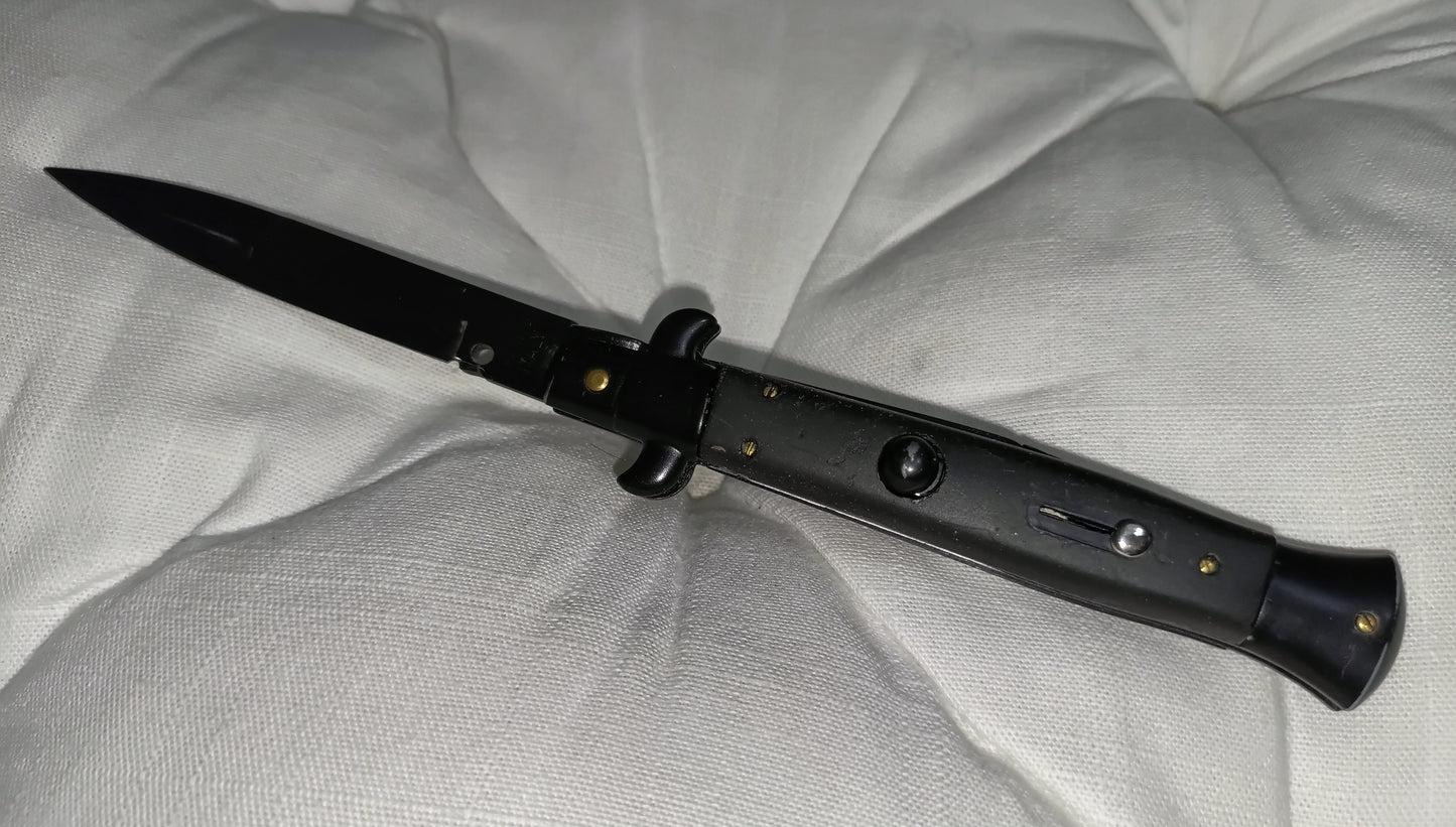Stiletto automatico italiano - Black version baionetta 23 cm