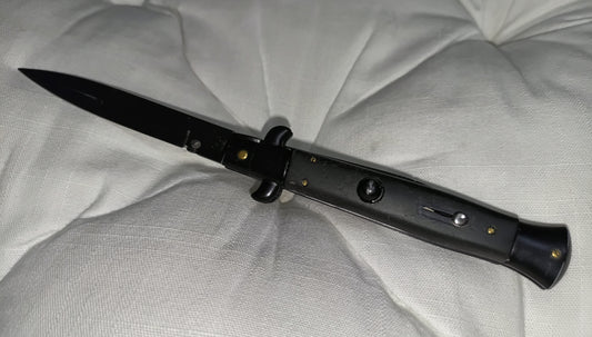 Stiletto automatico italiano - Black version baionetta 23 cm